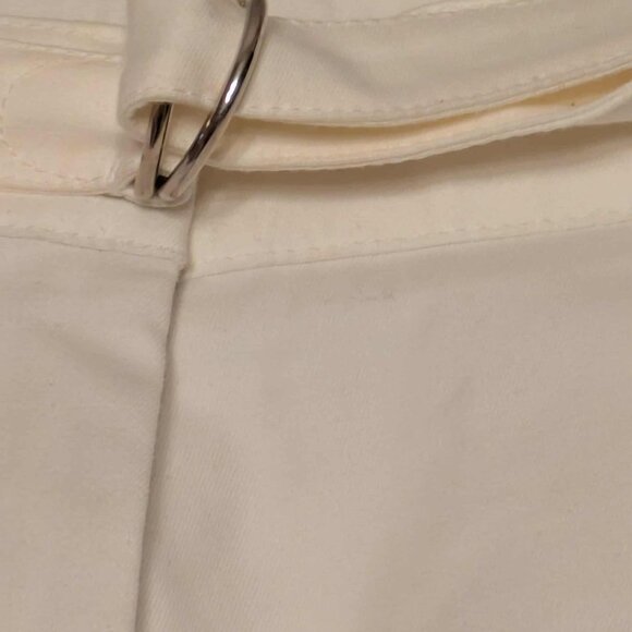 Akris Punto White on White Dinner or Office Slacks Women 34 Poly & Spandex - NWT - Picture 6 of 14